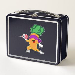 Carrot Darts Dart Metal Lunch Box