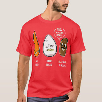 Carrot, Egg Coffee Bean T-Shirt