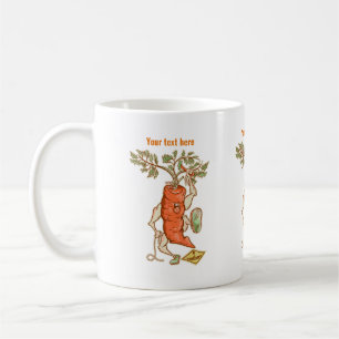 Carrot fighting Funny vegetable Coffee Mug