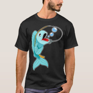 Carrot Fisher Shark fin Fishing T-Shirt