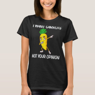 Carrot For Men Women Vegan Farm Vegetable Plant _3 T-Shirt