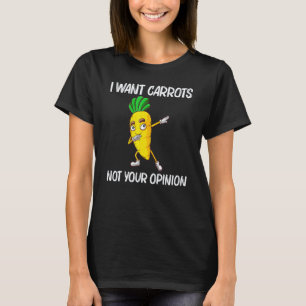 Carrot For Men Women Vegan Farm Vegetable Plant _3 T-Shirt