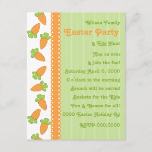 Carrot Garden Invitation