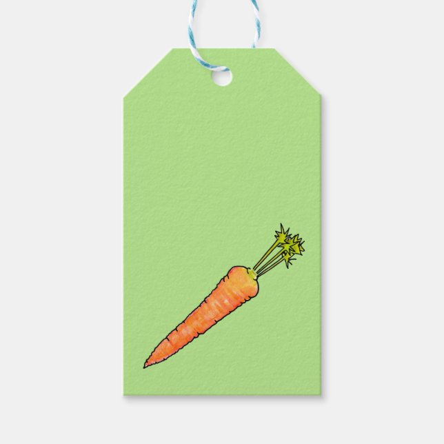 Carrot Gift Tags (Front)