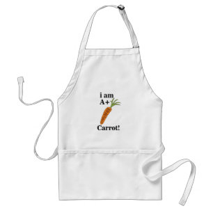Carrot I am A+ Funny Carrot  Standard Apron