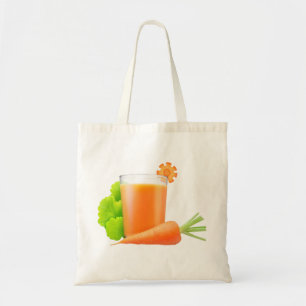 Carrot juice tote bag