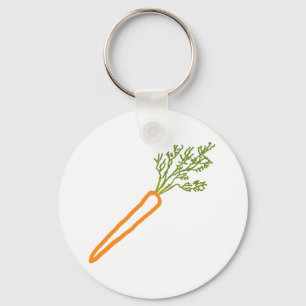 Carrot Key Ring