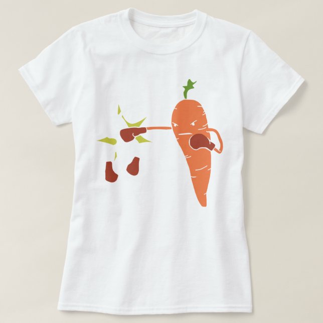 Carrot Knockout T-Shirt (Design Front)