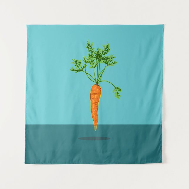 Carrot levitation tapestry (Front)