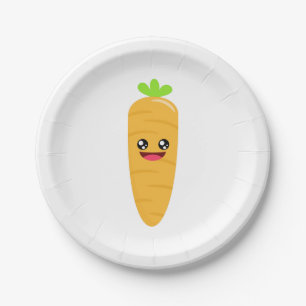 Carrot Paper Plate