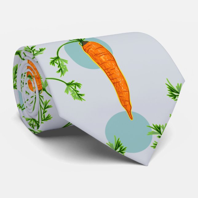 Carrot pattern tie (Rolled)