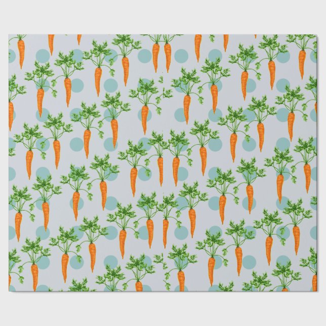 Carrot pattern wrapping paper (Seam)