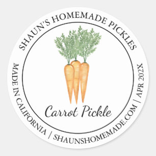 Carrot Pickle Modern label