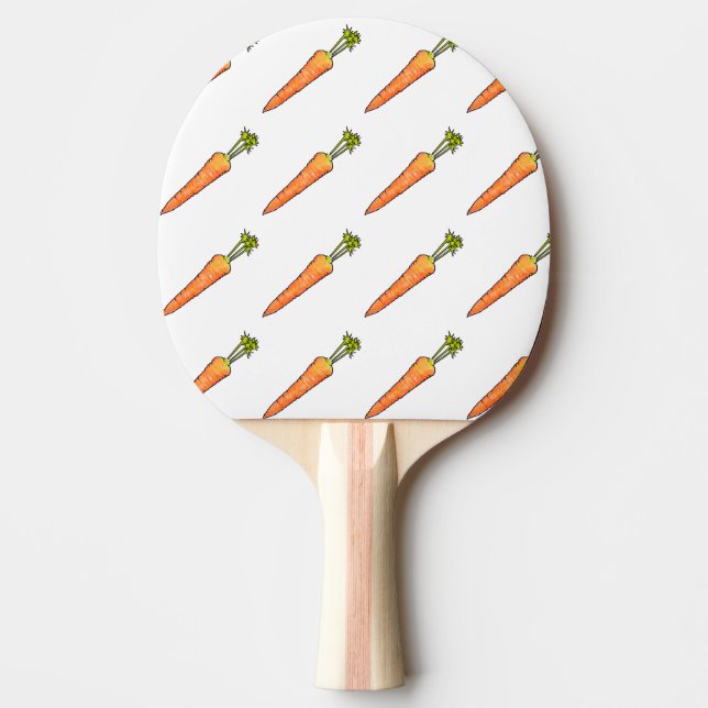 Carrot Ping Pong Paddle (Front)