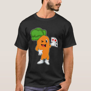 Carrot Poker Poker cards Card game T-Shirt
