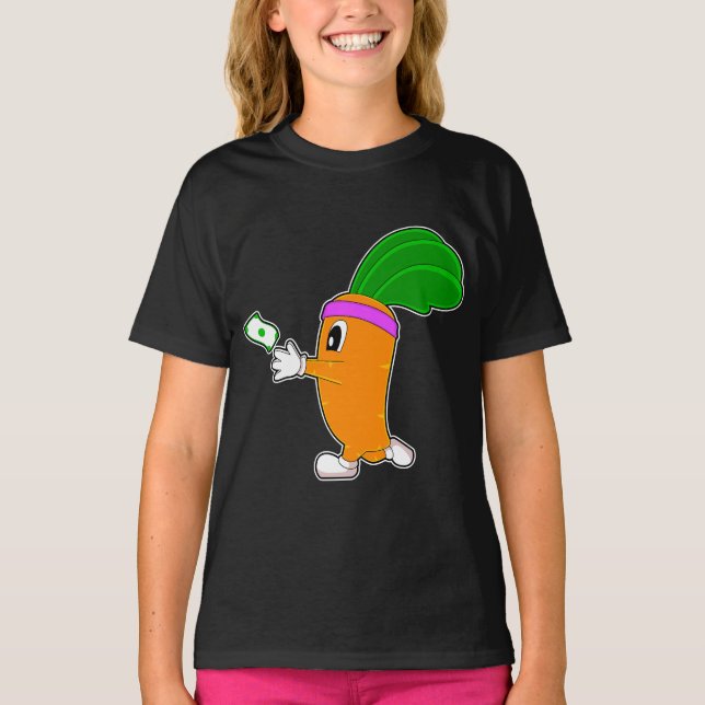 Carrot Runner Running Sports T-Shirt (Front)