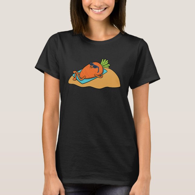 Carrot Sunglasses T-Shirt (Front)