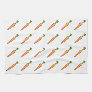 Carrot Tea Towel