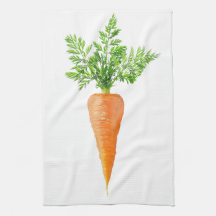 Carrot Tea Towel