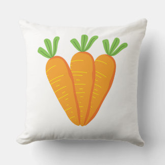 Carrot Throw Pillow