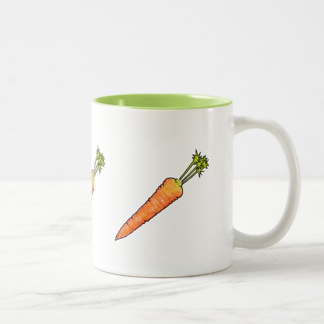 Carrot Two-Tone Coffee Mug (Right)