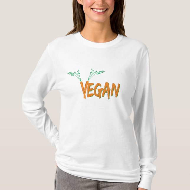 Carrot Vegan Organic Planet Shirts (Front)