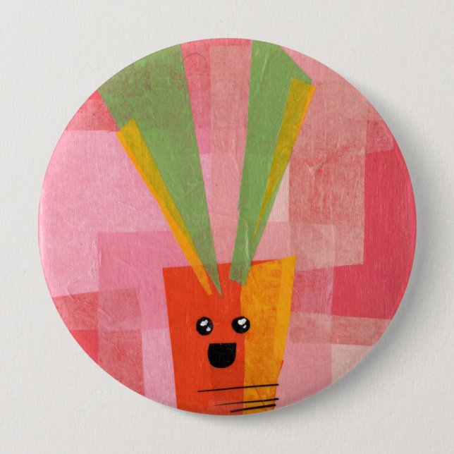 Carrot! Vegeta-Button 10 Cm Round Badge (Front)