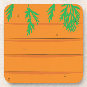 Carrot Vegetable Funny Food Coaster