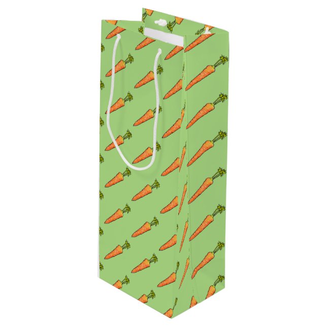 Carrot Wine Gift Bag (Front Angled)