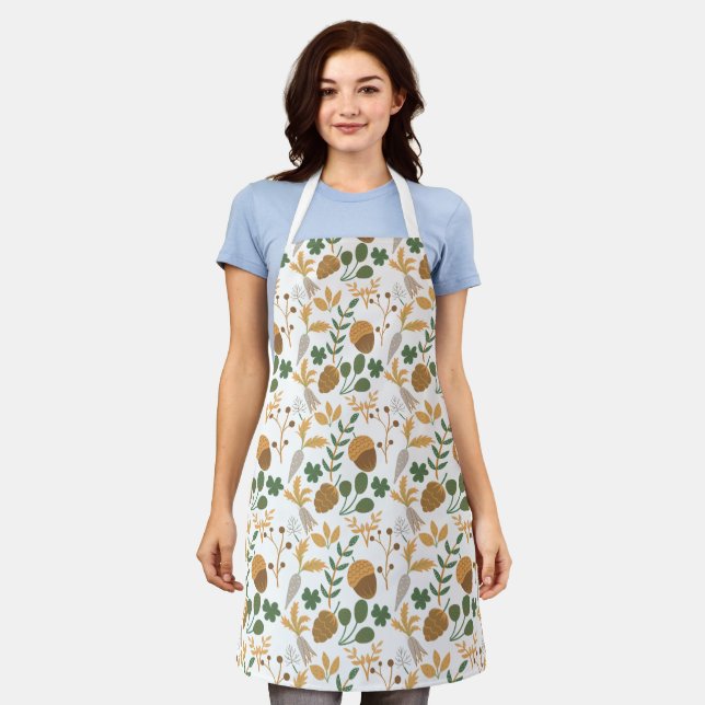 Carrots And Nuts Pattern Apron (Worn)