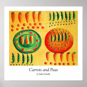 Carrots and Peas Poster
