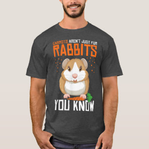Carrots Arent Just For Rabbits Guinea Pig Guinea L T-Shirt