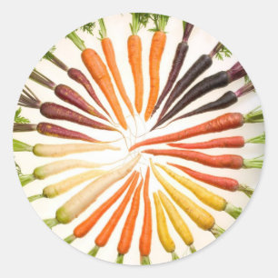 Carrots Classic Round Sticker