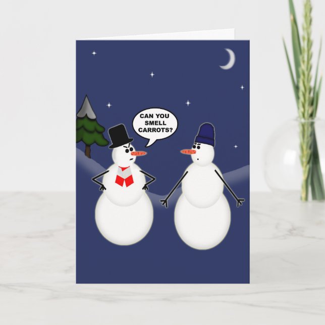 Carrots Holiday Card (Front)