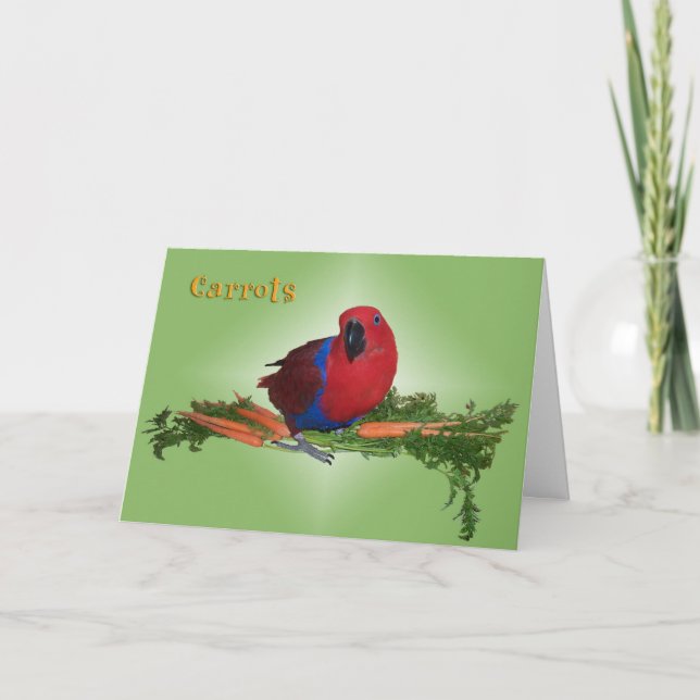 Carrots Holiday Card (Front)
