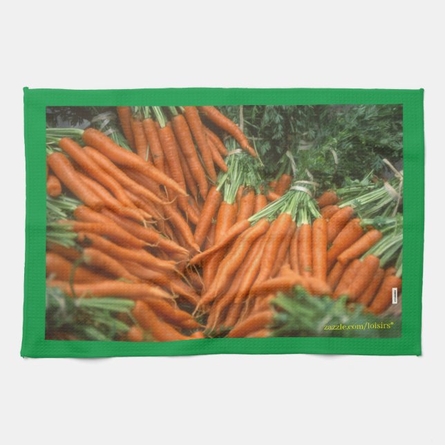 Carrots Kitchen Towels (Horizontal)