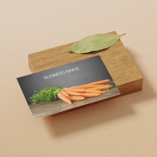 Carrots/ Organic Farm Business Card Template