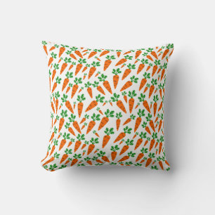 Carrots pattern cushion