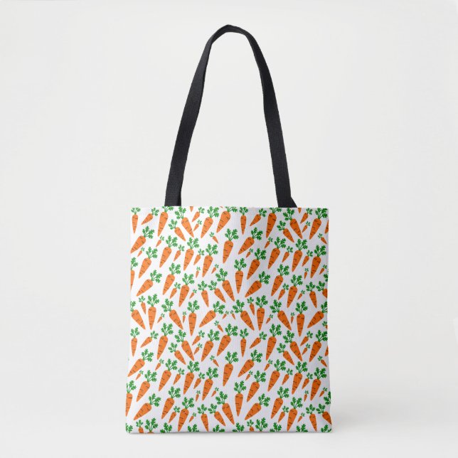 Carrots pattern  tote bag (Front)