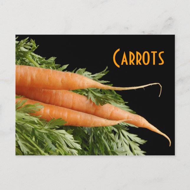 Carrots postcard (Front)