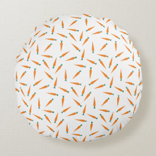 Carrots! Round Cushion