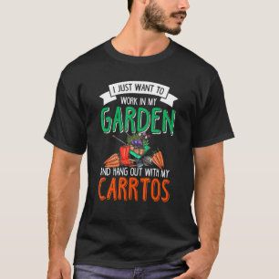 Carrots Vegan Gardening Garden Gardener Vegetable T-Shirt