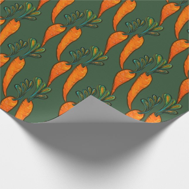 Carrots Wrapping Paper (Corner)
