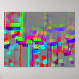 "Carrousel"  Geometric Art Poster