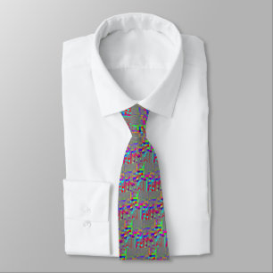 "Carrousel"  Geometric Art Tie