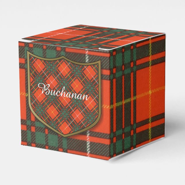 Carruthers clan Plaid Scottish kilt tartan Favour Box (Front Side)