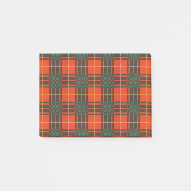 Carruthers clan Plaid Scottish kilt tartan Post-it Notes (Front)