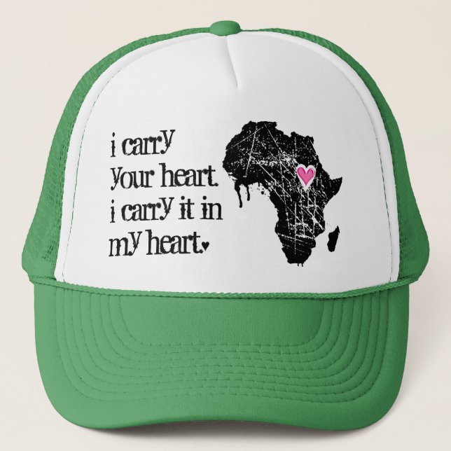 Carry Africa's Heart Trucker Hat (Front)