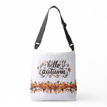 Carry bag- "hello autumn" pumpkins