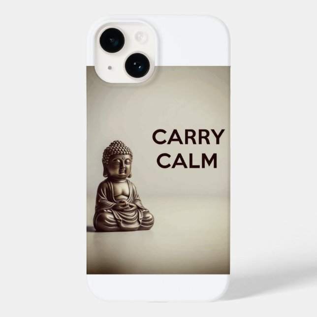 Carry Calm Buddha Phone Case  (Back)